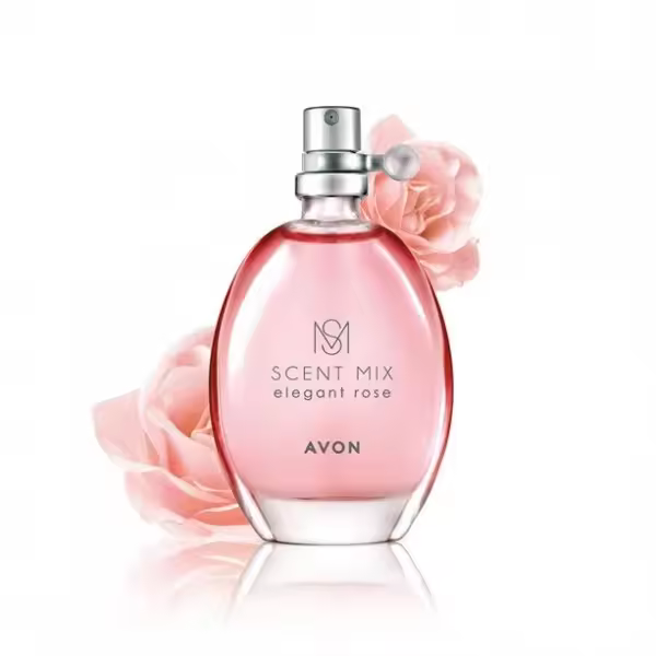 EAU DE TOILETTE SCENT MIX ELEGANT ROSE AVON 30ML - 1