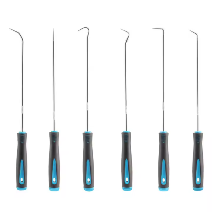 Set De 6 Piezas De Herramientas Para Retirar Anillos Y Selladores Largo Extra Duradero Herramienta De Hobby Y Artesanía Color Random - 1