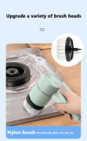 Cepillo De Limpieza Eléctrico Para Cocina Y Baño Cepillo De Lavado De Platos Recargable Inalámbrico USB Profesional Para Limpieza De Azulejos Y Lavabo - details 7