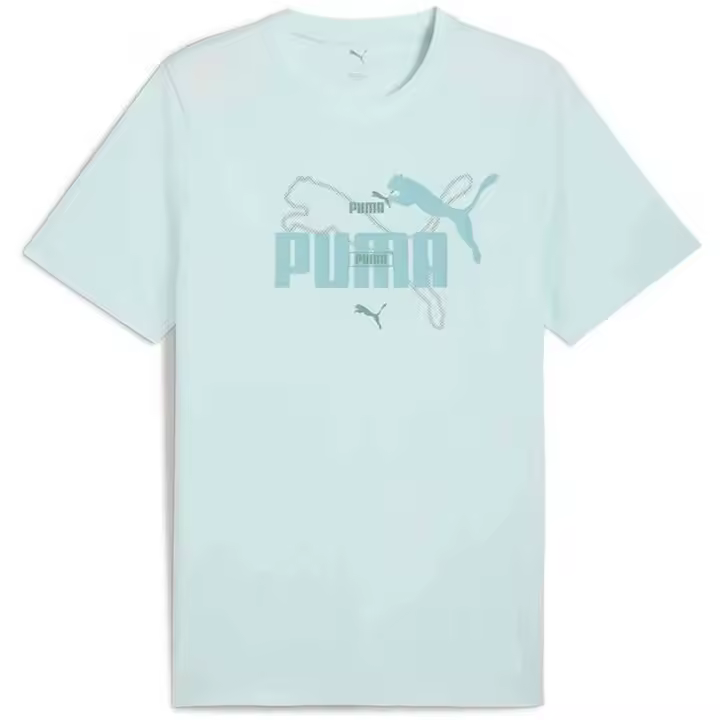 Camiseta de Manga Corta Puma Ess Logo Lab Summer para hombre en color verde - 1