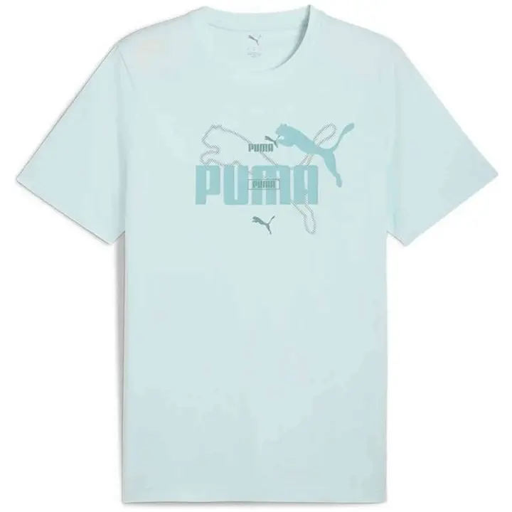 Camiseta de Manga Corta Puma Ess Logo Lab Summer para hombre en color verde - 1