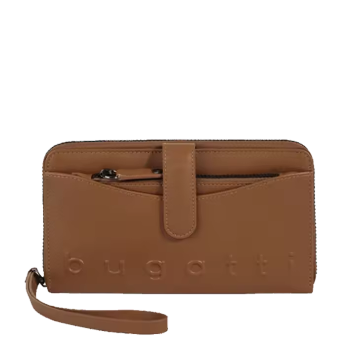 Cartera Bugatti para mujer de cuero con llavero Serie Daphne - 1