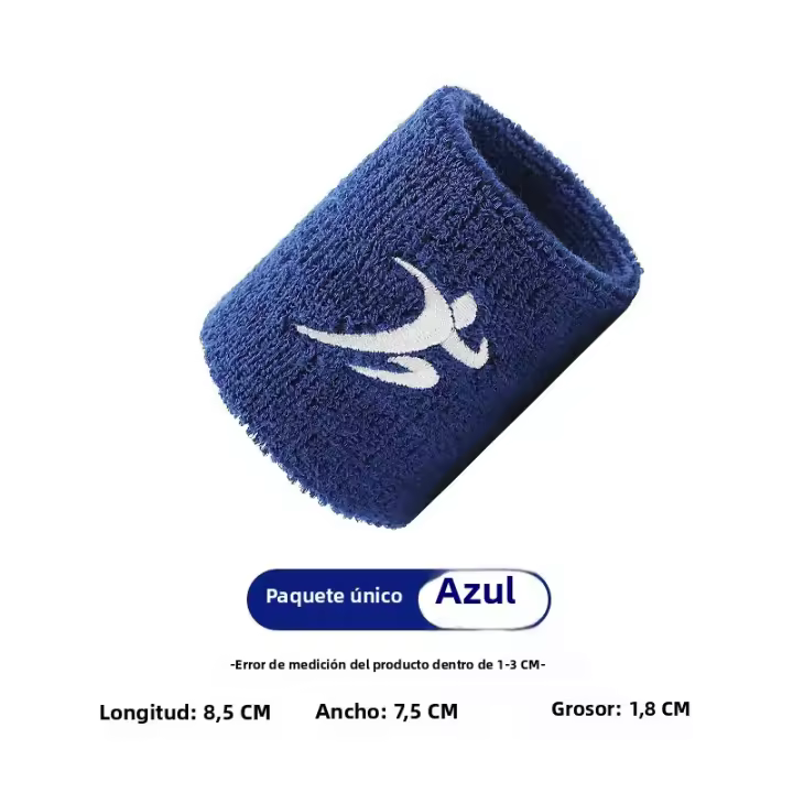 Pulseras Deportivas Transpirables Para Hombres Y Mujeres Absorción De Sudor Soporte De Muñeca Para Correr Baloncesto Tenis Gimnasio Fitness Ejercicio - 1