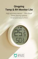 Sensor De Temperatura Y Humedad Qingping Para Xiaomi Monitor De Humedad Electrónico LCD Con Registro Automático De Datos Compatible Con Mi Home - details 0