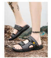 Sandalias Casuales Para Hombre Transpirables Y Cómodas Antideslizantes Impermeables Para Playa Y Conducción Con Suela Suave - details 14
