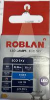 LAMPARA LED ROBLAN GU10 6500K 5W 535LÚMENES . bombilla led bajo consumo, bombilla halógena led, para aro halógeno y escayola, diseño moderno y eficiente, calidad garantizada - details 0