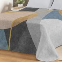 Colcha Bouti Malori de Karamelo Home para Primavera Verano - 1 o 2 Fundas de Cojín Incluidas - 100% Microfibra - Relleno de 100gr/m2 - details 1