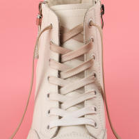 Alpargatas De Canvas Con Cordones De Color Gradiente Pequeños Algodón Mint Verde Y Blanco Para Niños Y Adultos - details 19