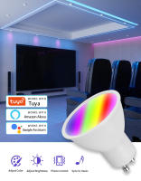 Bombilla LED Inteligente GU10 Tuya Smart Light Bluetooth Wifi Para Sala De Estar Y Dormitorio Con Foco De Luz RGB Controlable Por Alexa Google Alice - details 0