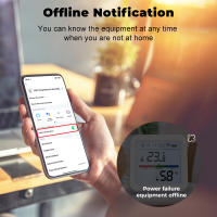 Sensor De Temperatura Y Humedad Inteligente ZigBee Tuya Con Pantalla LCD Iluminada Compatible Con Google Assistant Necesita Hub Tuya Zigbee - details 13