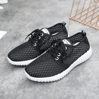 Zapatos De Mujer Moda Talla Grande Blancos Transpirables Con Encaje Antideslizantes Punta Redonda Clásica Para Primavera A148 - details 2