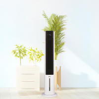 Ventilador silencioso Jocca tipo climatizador torre con control remoto, pantalla LED, temporizador de hasta 12 horas, depósito de agua de 6 litros, 3 ajustes de velocidad, oscilación automática de 46 grados y 70W de potencia - details 1