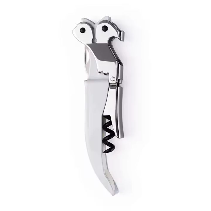 Abreviador De Botella De Vino Fox Con Logo Personalizado Regalo Para Amantes Del Vino Corcho De Bolsillo De Acero Inoxidable De Mayorista Con Descuento - 1