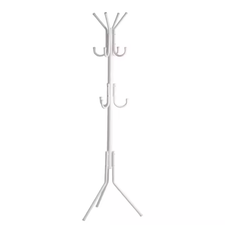 Perchero Metálico Para Pasillo Y Entrada 12 Ganchos 170Cm Árbol De Pasillo Para Colgar Bufandas Bolsos Chaquetas Perchas Para Sombreros De Entrada En Casa Resistente Práctico - 1