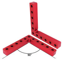 Juego De 1 Pieza De 90 Grados Posicionadores De Ángulo Recto Abrazadera De Aluminio Herramienta De Clavijero Para Carpintería - details 8