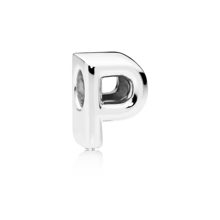 Charm Pandora Mujer Plata Letra P - Colección PANDORA - 1