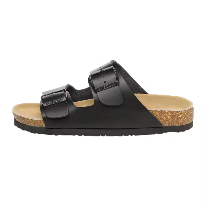 Sandalias australianas de hombre de cuero con doble hebilla, cómodas y transpirables - Duck - 1