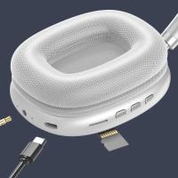 Auriculares inalámbricos Bluetooth 5.3 de alta calidad y conexión estable, Cascos Supraaurales de Diadema Over Ear Giratorio y Extensible Audífono Wireless Headphones Headset con Cancelación de Ruido - details 0