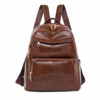 Mochila para mujer, nueva, estilo coreano, versátil, de un solo hombro, bandolera de cuero suave, mochila para mujer - details 3