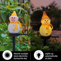Luces Solares Para Jardín De Navidad En Forma De Payaso Decoración Exterior E Interior Luz LED Autónoma IP55 Para Ambientes Festivos - details 11