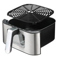Freidora de Aire 6L / 8L Sin Aceite 1500W Horno de Gran Capacidad Freidoras de Aire Saludable con 10 programas Preajustes, Ventana de Cocción Visible, Cesta Antiadherente, Recetario Incluido - details 0