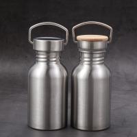 Botella De Agua Para Bicicleta De Acero Inoxidable 350ml/500ml/600ml/750ml Aislada Al Vacío Para Deportes Y Fitness Estilo Clásico Reutilizable - details 5
