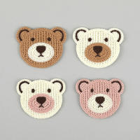 10 Pcs Parches Bordados De Oso Cartoon Versátiles Para Bolsos Chaquetas Teléfonos Cabello Zapatos Calcetines Suéter Decoración - details 4