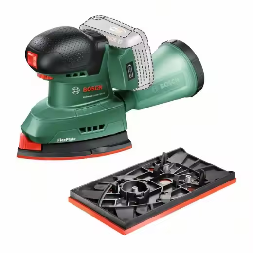 Bosch Home and Garden UniversalSander 18V-10, Bosch lijadora a batería, Verde - 1