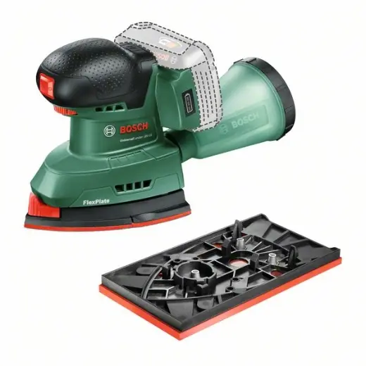 Bosch Home and Garden UniversalSander 18V-10, Bosch lijadora a batería, Verde - 1