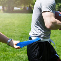 Cinturón De Bandera Para Fútbol Americano Entrenamiento Ajustable De Color Brillante Para Rugby Y Soccer Correa De Etiqueta Para Cintura - details 3