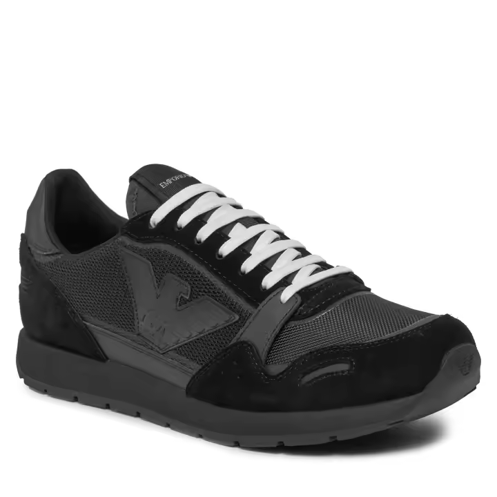 Emporio Armani Zapatillas Hombre Negro X4X537 XN730 2 - 1