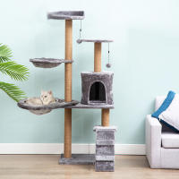 1pc Nido De Gato Con Cuchara Accesorios Para Gatos Hamaca De Plush Diseño De Marco Para Gatos Compra Por Pieza - details 0