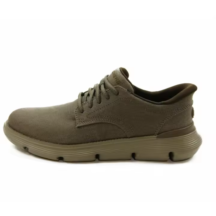 Skechers mod. 205352 zapato sport para hombre en tejano, cordones - 1