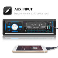 Receptor De Estéreo In-Dash 1Din 12V Para Coche Con Radio FM AM RDS Llamadas Hands-free 2 USB TF AUX Bluetooth Música Y Llamadas - details 5