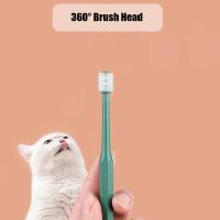 Cepillo Para Dientes De Mascotas 360 Grados Con Silicona Suave Elimina El Mal Aliento Y La Calculación Cuidado Dental Para Perros Y Gatos Suministros De Limpieza - details 2