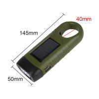 Linterna LED De Sobrevivencia Recargable Para Pesca Navegación Senderismo Con Solar Panel Y Generador De Manivela Emergencia - details 18