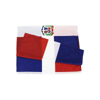 Bandera De La República Dominicana De Poliéster 90x150cm Para Interior Y Exterior Decoración Estilo Colgante - details 3