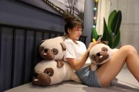 Muñeco De Peluche De Pug Lindo Para Niños Y Niñas Regalo De Navidad O Cumpleaños Almohada De Sueño Animal Kawaii Tamaño 55-90 Cm - details 13