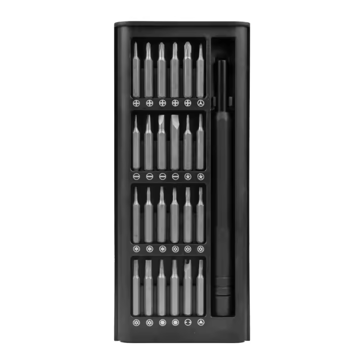 Kit De Destornilladores Magnéticos 25 En 1 Para Reparación De Smart Home PC Teléfonos Móviles Herramienta Mini Con Estuche Dismontable Y Precisión - 1