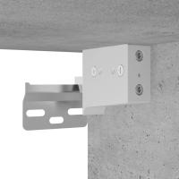 vidaXL Juego muebles de baño 4 pzas madera contrachapada gris hormigón - details 7