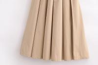 Vestido Midi Plisado Para Mujer MUJER 2025 Sin Mangas Estilo Verano Elegante Con Cinturón Y Decoración Draped Vestido De Fiesta Para Mujer - details 7