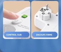 Enchufe Multifuncional Con USB Tipo C Y Cargador Rápido PD Puerto EU Plug AC Salidas Extension Cord Electrical Filtro De Red Adaptador - details 3