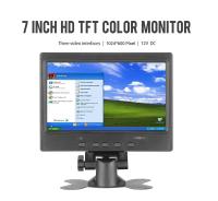 Monitor De Coche BINWEI 7 Pulgadas Con VGA Para TV Computadora Pantalla Color LCD Para Sistema De Seguridad Doméstico Y Cámara De Retrovisores - details 0