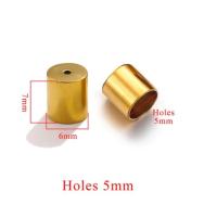 20pcs Aros De Cierre Para Pulseras De Cuero Acero Inoxidable Galvanizado En Oro Conectores Para Joyería DIY De Aiovlo - details 8