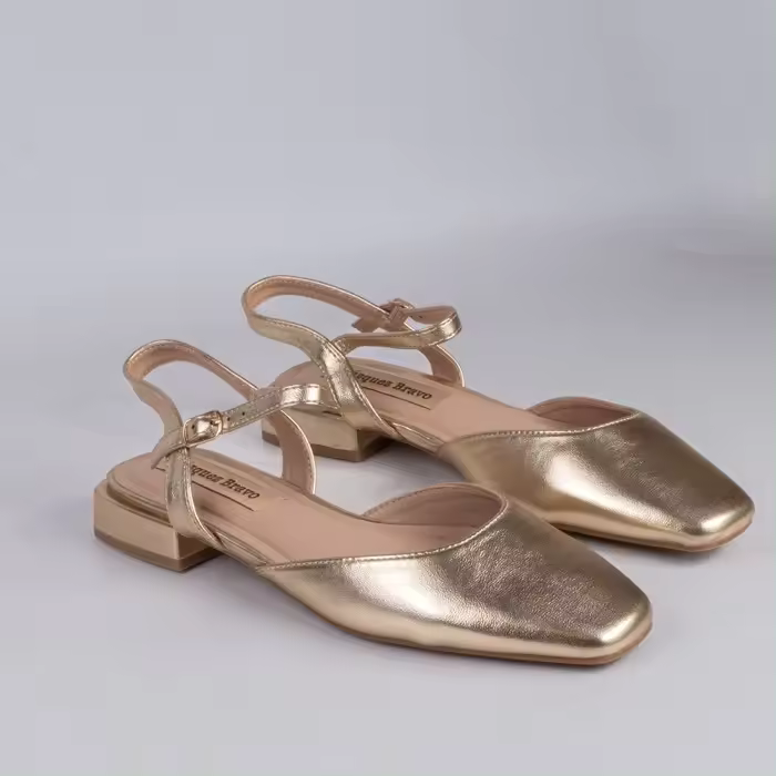 ZAPATO MUJER GAZQUEZ BRAVO ORO 54589 - 1