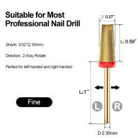 Cabeza De Moldeo Trapecio Y Taperada En Acero De Tungsteno De Alta Calidad Para Manicura Y Pedicura Bit De Taladro De Carburo Para Uñas - details 3