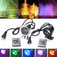 Bombilla LED RGB Subacuática Para Escenario AC 110V 220V DC 12V 15W 10W Luces De Paisaje Exterior Para Jardín Fuente Piscina Decoración - details 2