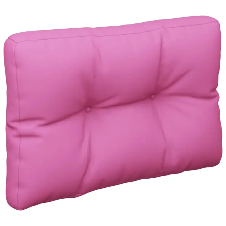 vidaXL Cojín para palés tela 60x40x12 cm Color Diseño de hojas,  Rosa,  Tuquesa y mas Cojín Decorativo de Asiento Cojines de muebles de salon - 1