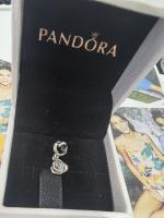 Pandora Moments-Doble de Plata de Lei con Corazón De Rosa - details 0