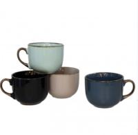 LD Morphling-Pack de 4 Tazas Mug Modelo Regina - Fabricado en cerámica - Ideal para café e infusiones - Apta para lavavajillas y microondas - Capacidad de 500 ML - 14,5 x 11,5 cm - Color Aleatorio - details 0